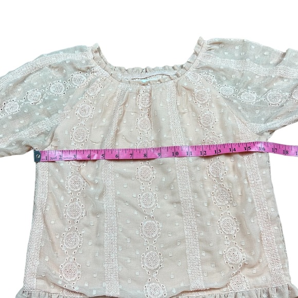 ZARA: Girl’s Blush Crochet Lace Top -Size 11-12 - Picture 5 of 7